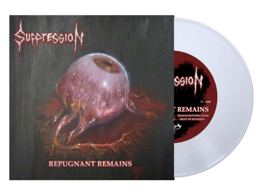 Suppression - Repugnant Remains 7" (white vinyl)